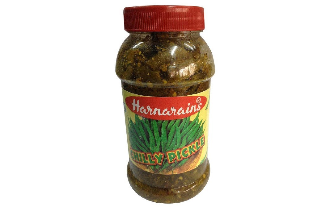 Harnarains Chilly Pickle    Plastic Jar  900 grams